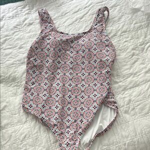 Colorful Patterned One-Piece Swimsuit